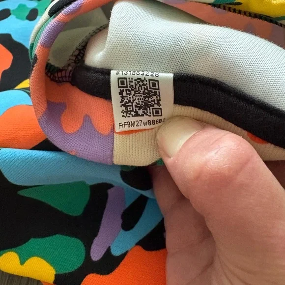 Adidas Multicolor Graphic Cropped Sweatshirt - Picture 6 of 7